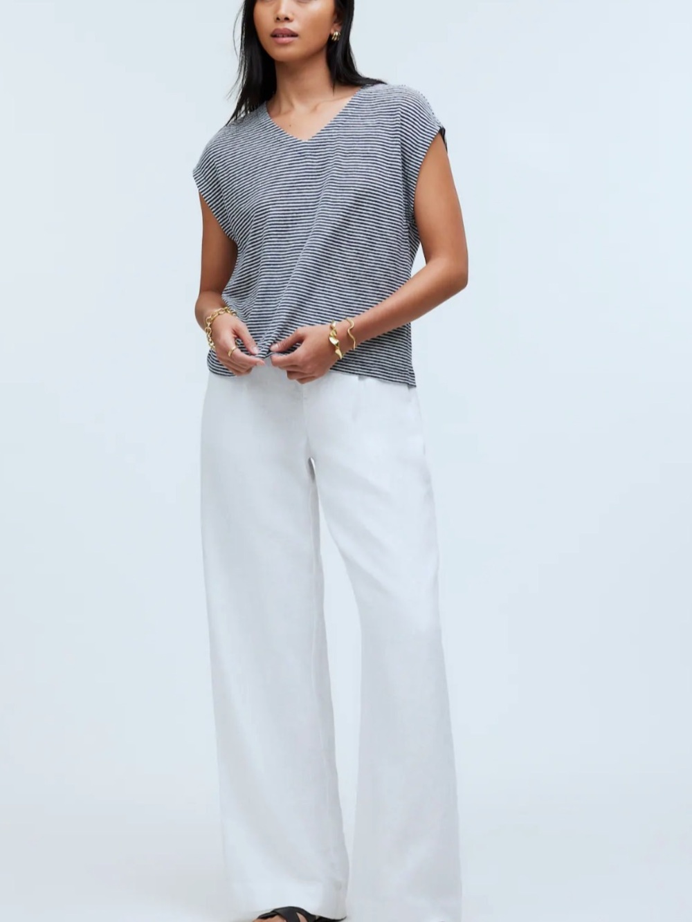 Madewell Womens Relaxed V Neck T Shirt Size XXL